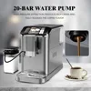 Fully Automatic Espresso Machine 20 Bar, 1350W Espresso and Cappuccino Machine with Automatic Milk Frother, Gift for Coffee 6