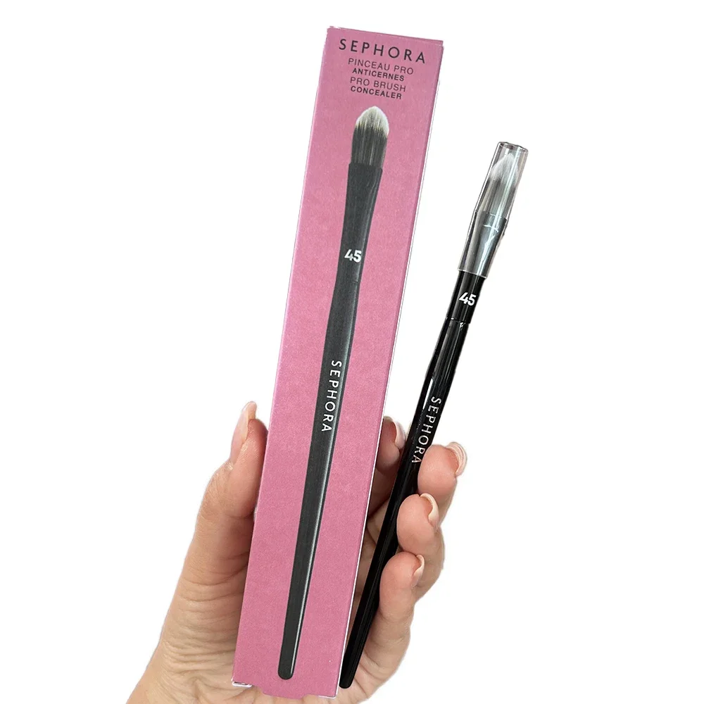 Professional Makeup Brushes Black Face Powder Blush Contour Eye Shadow Crease Blending Cosmetic Tools with box - 6