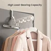 Portable Foldable Travel Hanger Folding Clothes Drying Rack Travel Hangers Hanging Rack with 5 Holes for Hotel Camping Travel 2