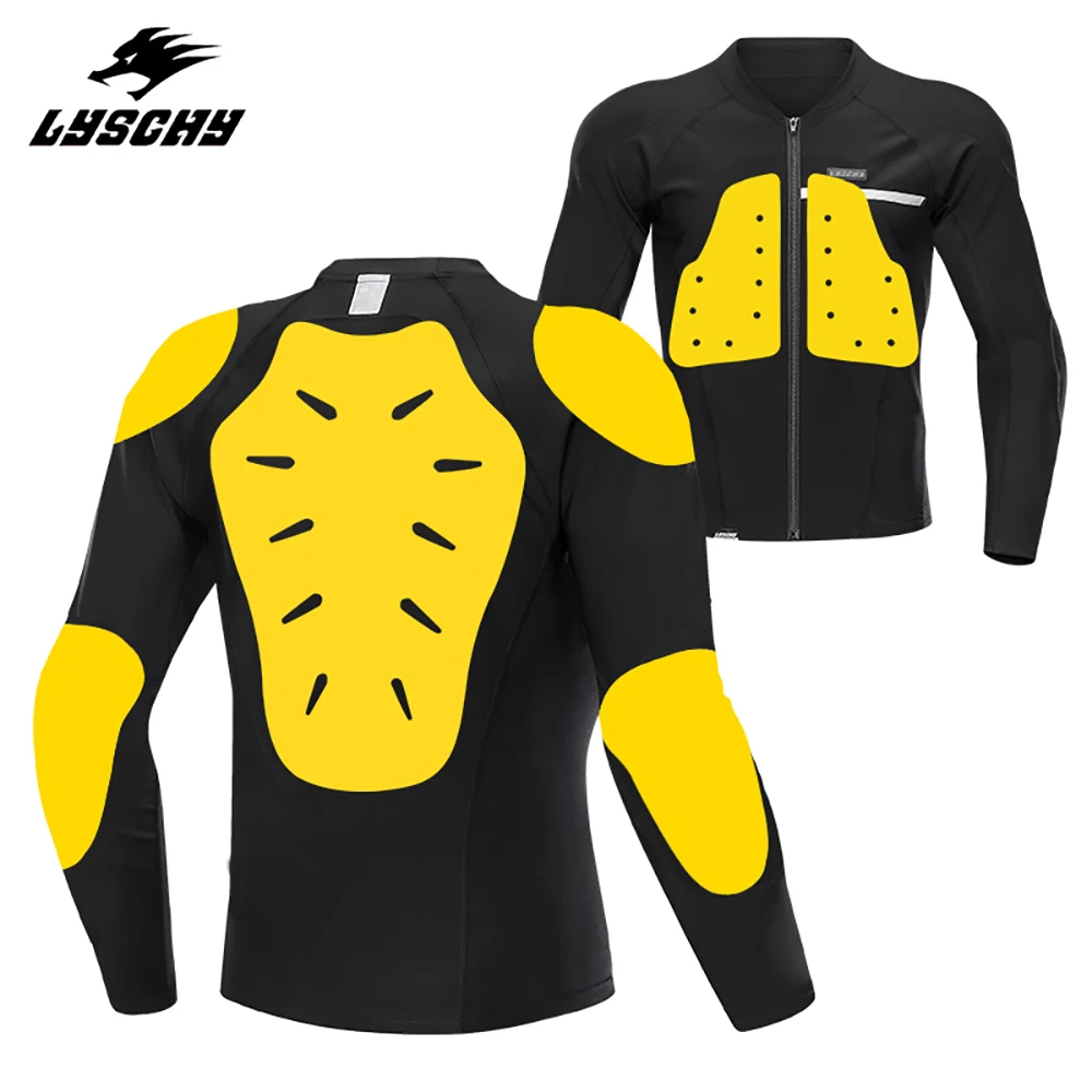 Motorcycle Protective Gear 5Pcs Padding Protector Body Armor Motobike Motor Jacket