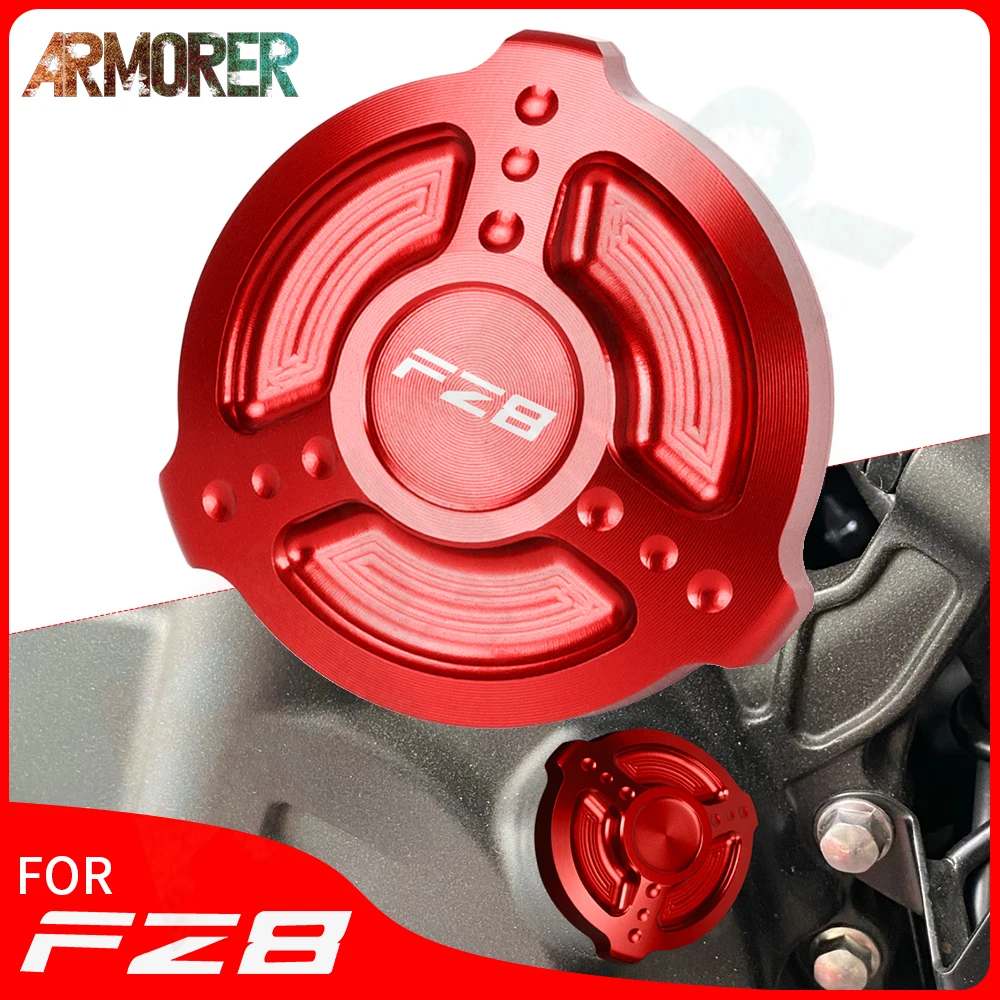 

Motorcycle CNC Aluminum Engine Plug Cap Oil Filter Cover Accessories For YAMAHA FZ 8 FZ8 2011 2012 2013