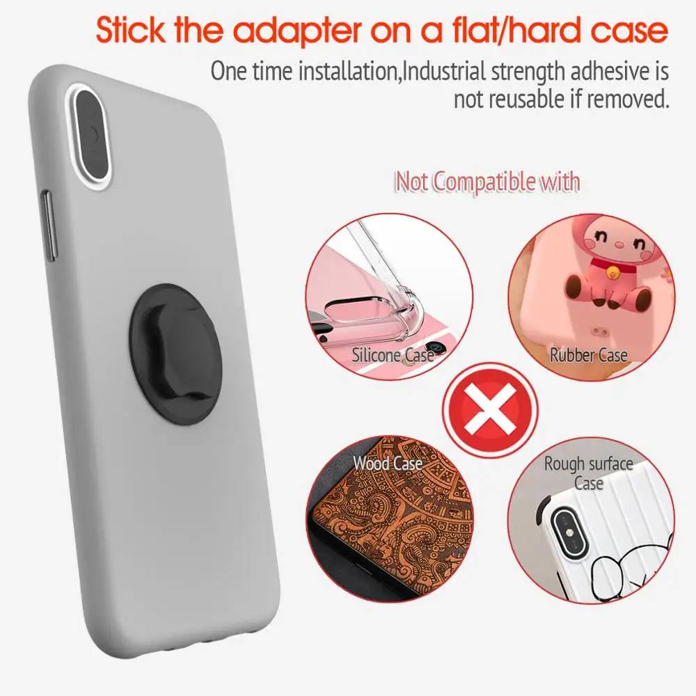 Suporte de Clipe de Correia de Telefone Universal Montagem Rápida Iphone 11 11 Pro 11 Pro Max x xs xs Max xr Samsung Huawei Xiaomi - Image 6