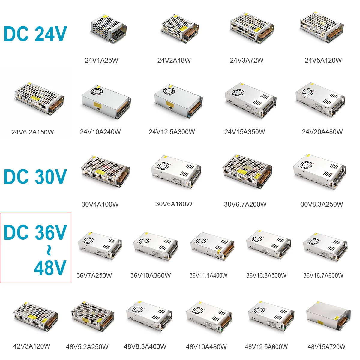 alimentação 70a 75a 83a transformador led100w 96w 72 60 50 suswe