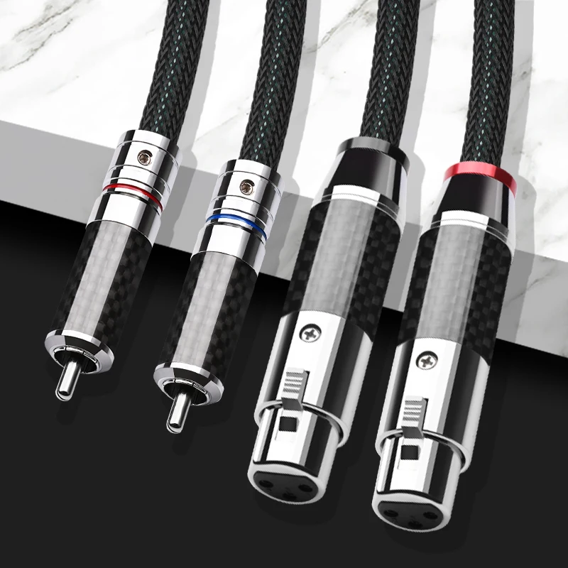 ATAUDIO-Hifi RCA to XLR ̺, ̿ OCC     2XLR to 2RCA  ̺,  ýۿ