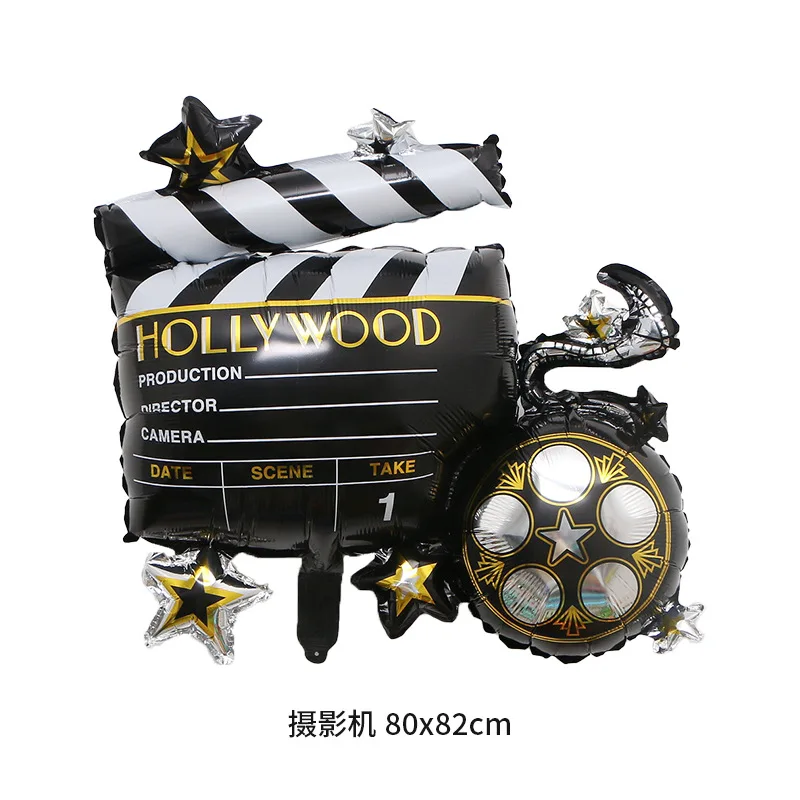 JOYMEMO Movie Night Balloon Garland Arch Kit for Hollywood Themed