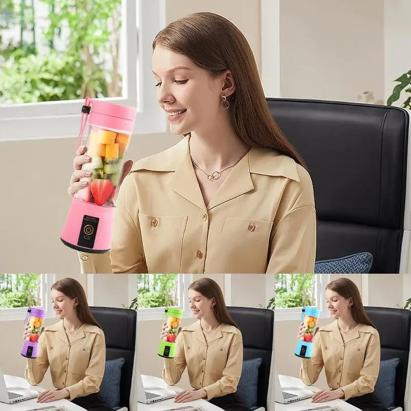 

400ml Portable Juicer Electric Blender Automatic Cleaning Juicer With Lanyard 2024 Juicer Cup Portable Gadgets For Travelling