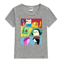 Adventure Time Pirates Kids T-Shirt Print Children T-Shirt Kawaii Boy Girl Tee Shirts Fashion Harajuku Cute Cartoons Funny Tops 2