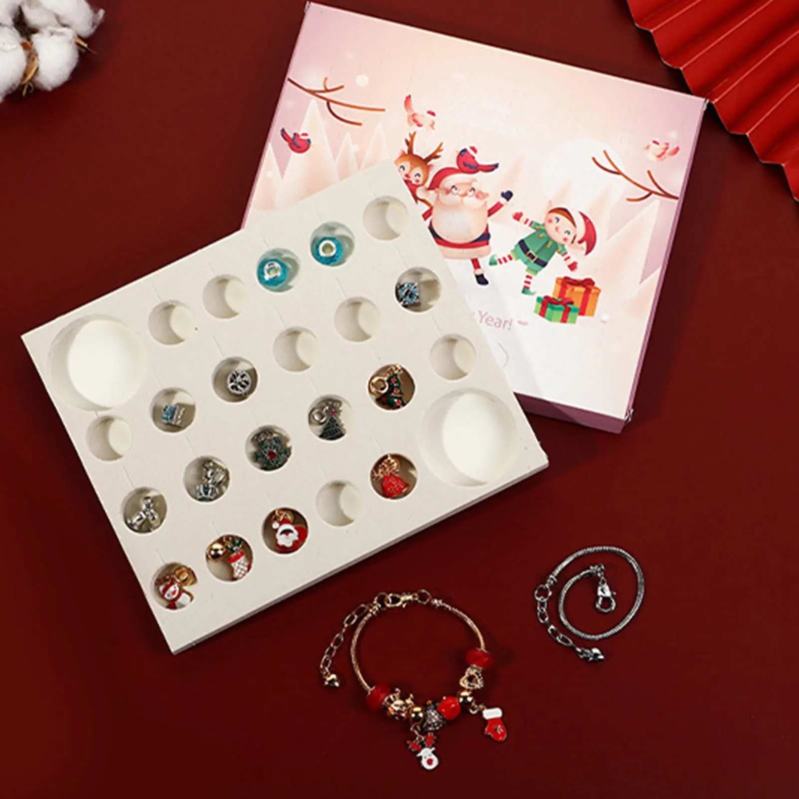 Countdown Calendar Jewelry Christmas Advent Calendar Bracelets For Girls Christmas Advent Countdown Calendars Jewelry