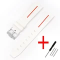 White red line