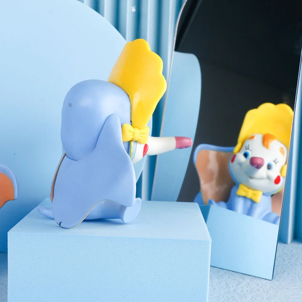 Disney 9-10cm  Cartoon Anime Figure Dumbo Elephant Pvc Action Figure Toys for Children Birthday Party Christmas Gifts