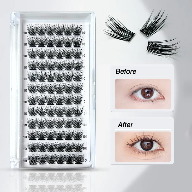 

False Eyelashes Section Hair Foreign Trade Long Curly Eyelashes Stage Makeup Thick Three-Dimensional Fluffy Imitation Mink Hair