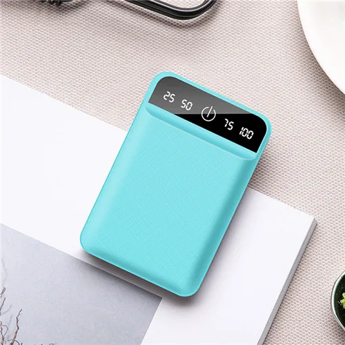 power bank 50000mah Mini Two-way Fast Charging Power Bank 50000mAh Mirror Screen LED Digital Display Powerbank for iPhone 13 Samsung Huawei Xiaomi best wireless power bank Power Bank