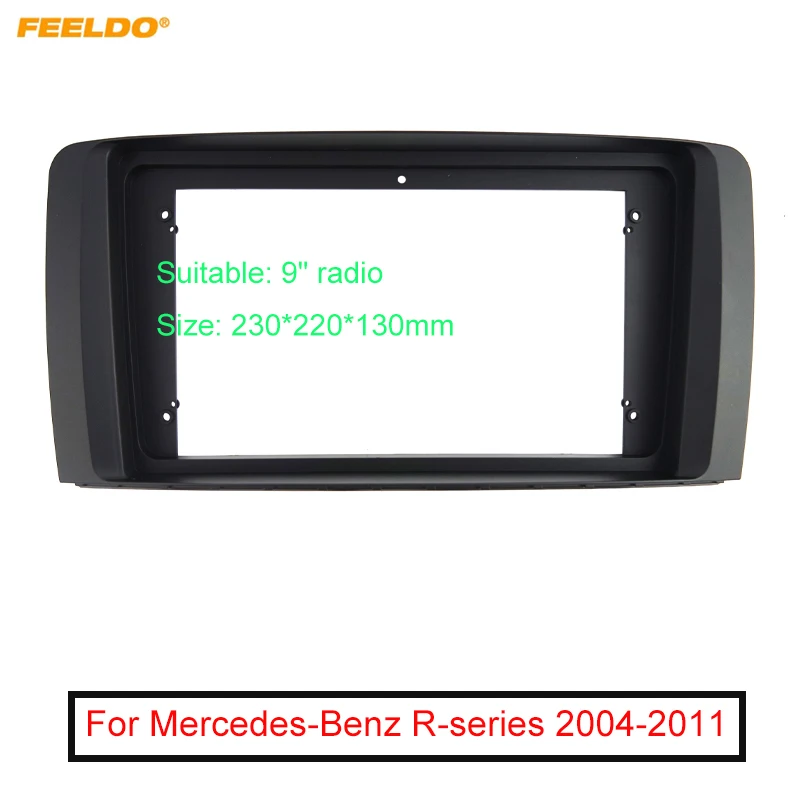 

Автомобильная магнитная рамка 2Din для Mercedes-Benz R-series (04-11), 9 дюймов, большой экран, радиопанель, крепление для приборной панели, установка