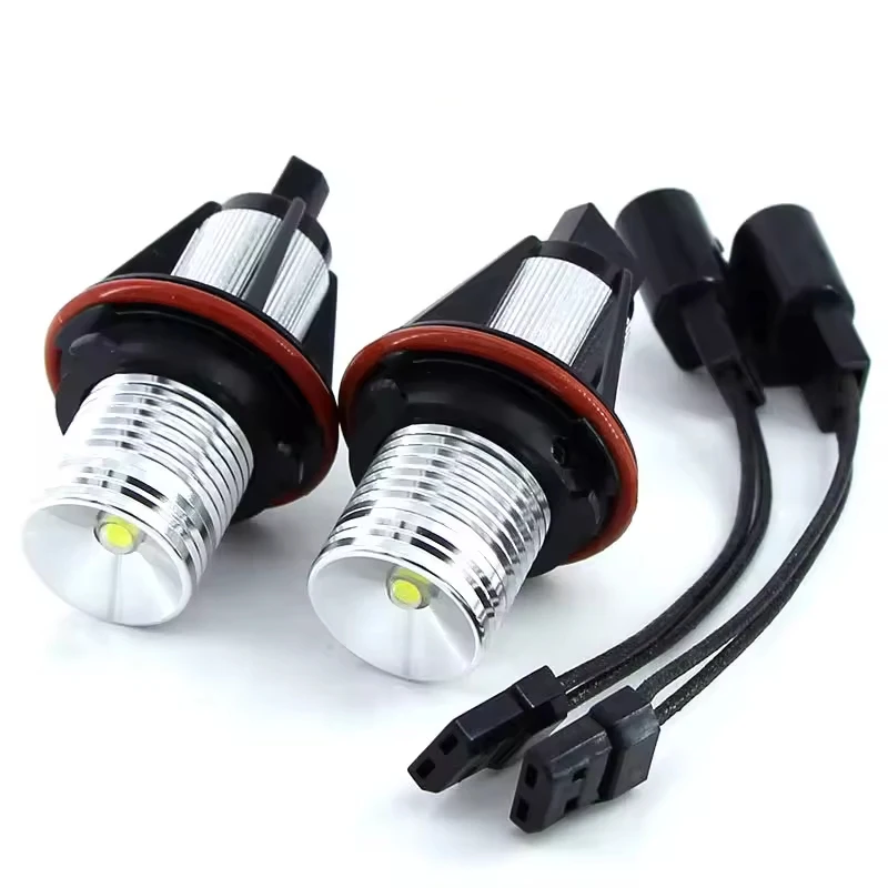 Car LED Angel Eyes Bulbs Light DRL Daytime Running Lamps for BMW E39 E53 E60 E61 E63 E64 E65 E66 E87 525i 530i Xi 545i M5 Series - 5