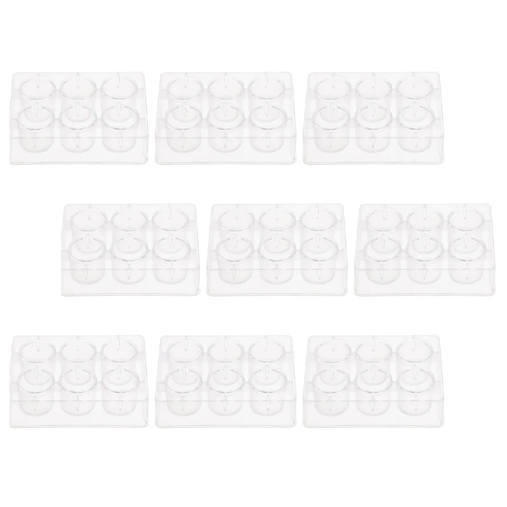 

9 Pcs Chemical Experiment Equipment Plastic Reaction Plate Plates Board Boards Laboratory Apparatus