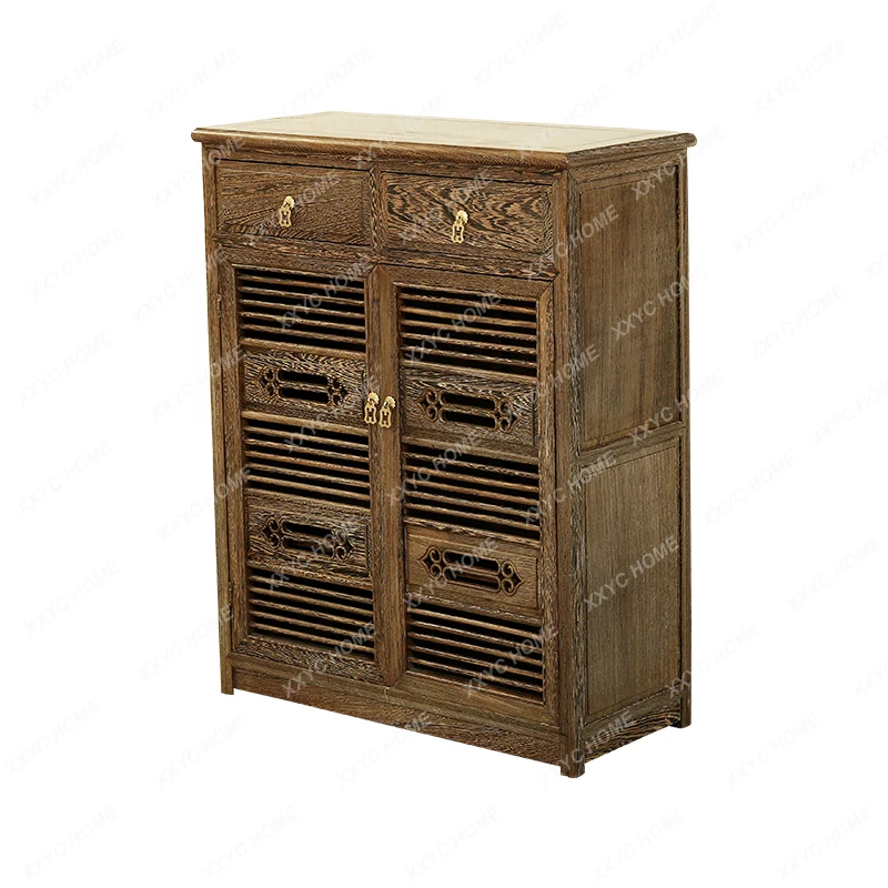 

Antique Ming-Qing Period Solid Wood Two-Door Locker