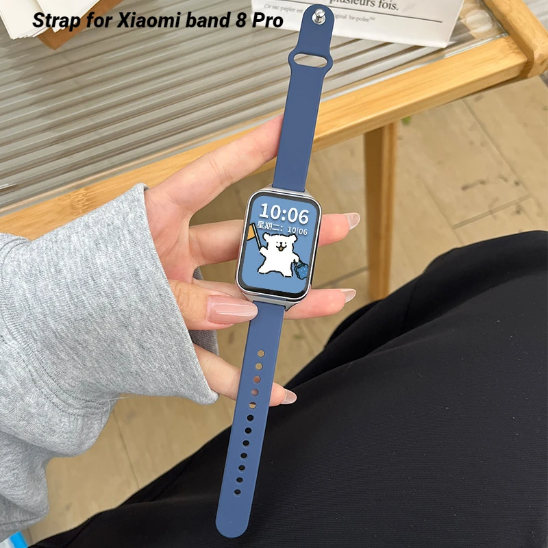 

Ремешок силиконовый для Mi band 8 pro, сменный спортивный браслет для смарт-часов Xiaomi band 8 Pro