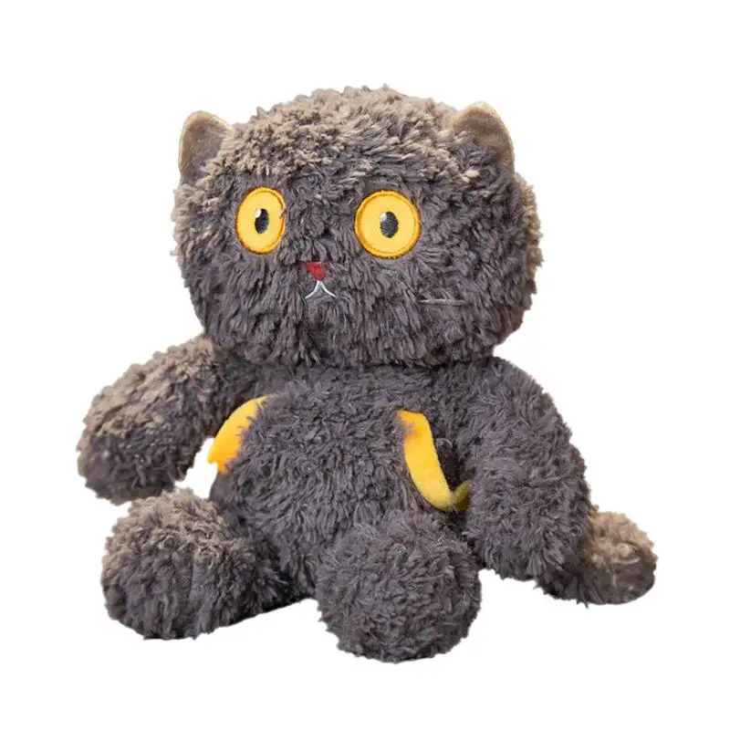 

Плюшевая кукла-Кот, вращающийся котенок, плюшевая мягкая и милая мягкая игрушка-котенок для спальни, гостиной, дивана и спальни, украшение для спальни