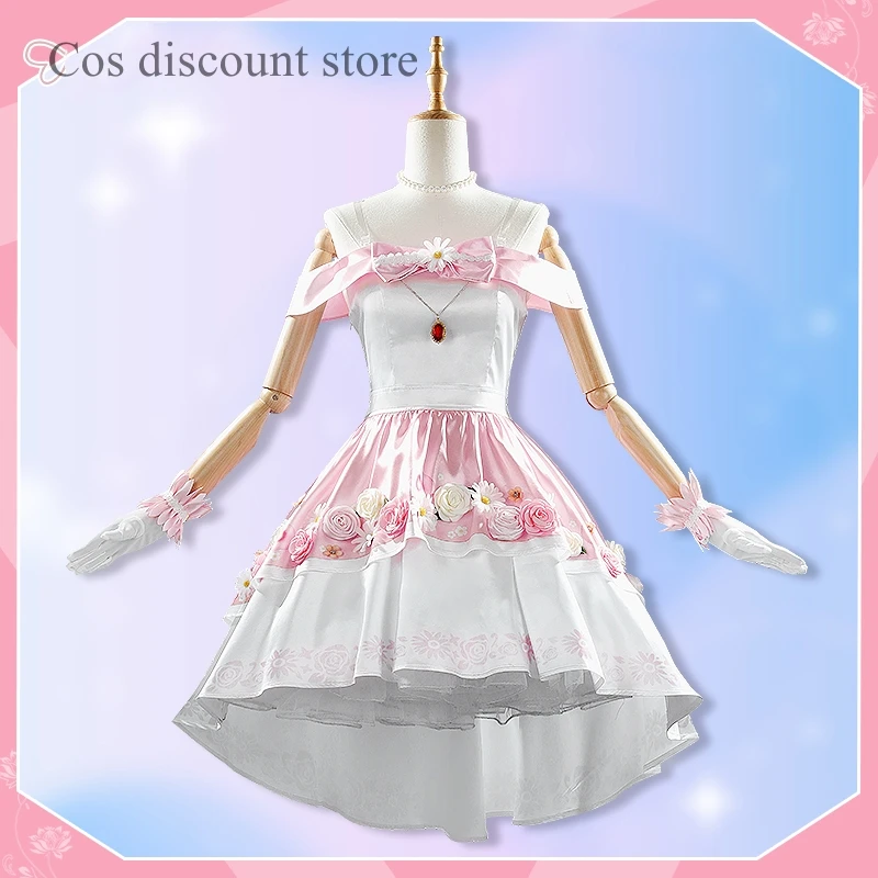 

Fashion Umamusume: Pretty Derby Nishino Flower Cosplay Costume Sweet Juneberry Women Girls Cos Dress Party Comic-con Suit New