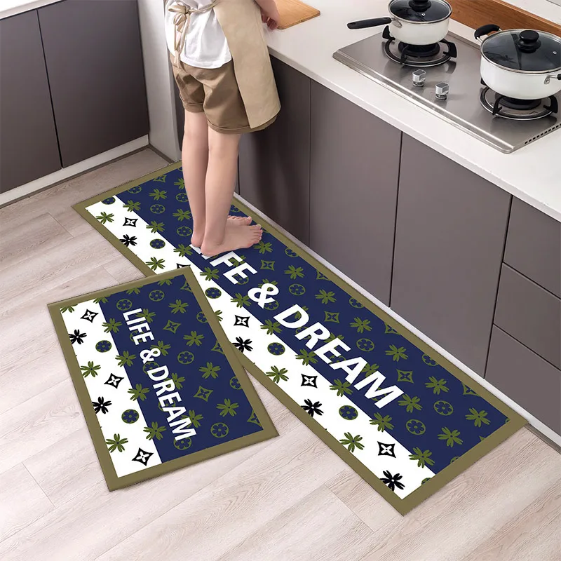 thumbnail image 1 of Felpudo de cocina de estilo bohemio americano, felpudo de entrada para sala de estar, alfombra para el hogar, dormitorio, piso, pasillo, balcón, alfombra antideslizante, 1 of 5