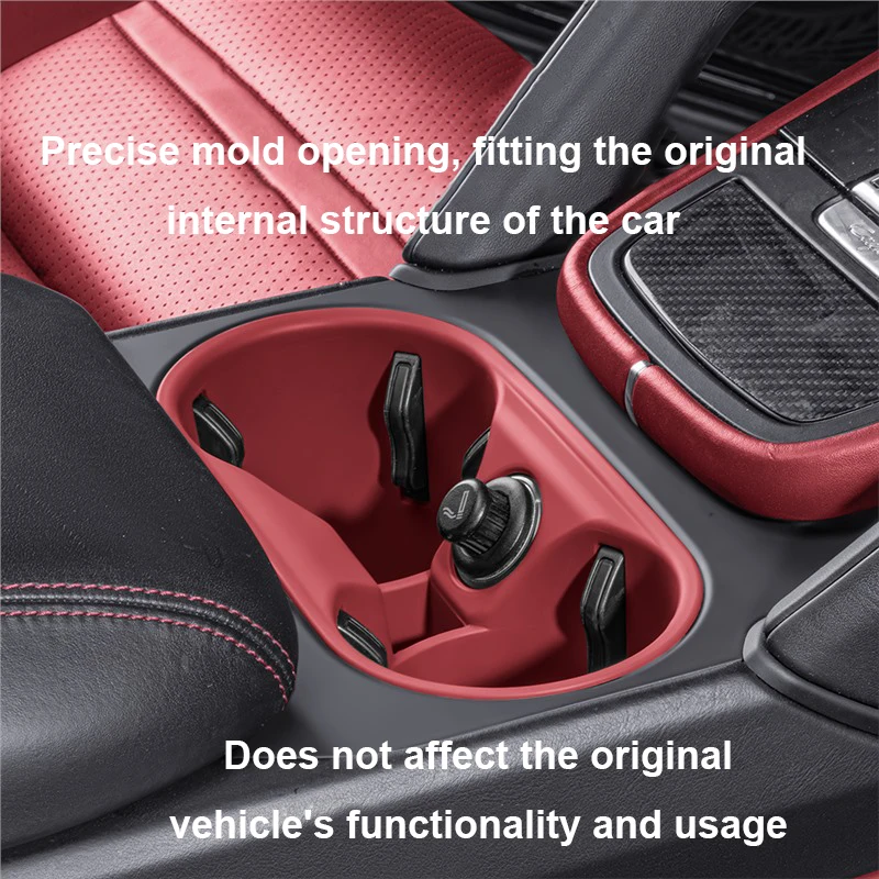 포르쉐 카이엔 2018 2019 2020 2021 2022 2023 2024 실리콘 자동차 컵 거치대 센터 콘솔 병 거치대 삽입 미끄럼 방지 패드