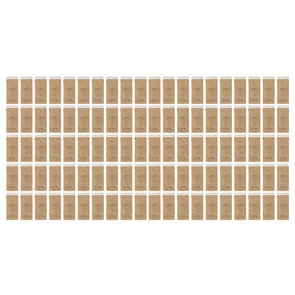 100PCS 크래프트 종이 살균 파우치 일회용 멸균 가능 자체 밀봉 파우치 네일 아트 도구 가방 네일 케어 서비스