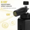 Large Capacity High Pressure Foam Gun Pot 1000ml Foam Gun Pot Adjustable Spray Shape Efficient Cleaning Portable Car Wash Tools 5