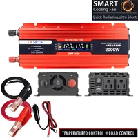 Kit solaire hors réseau complet 2000W avec contrôleur 100A, onduleur 110V 220V et batterie LiFePO4 10AH 30AH pour maison/camping-car/camping 6