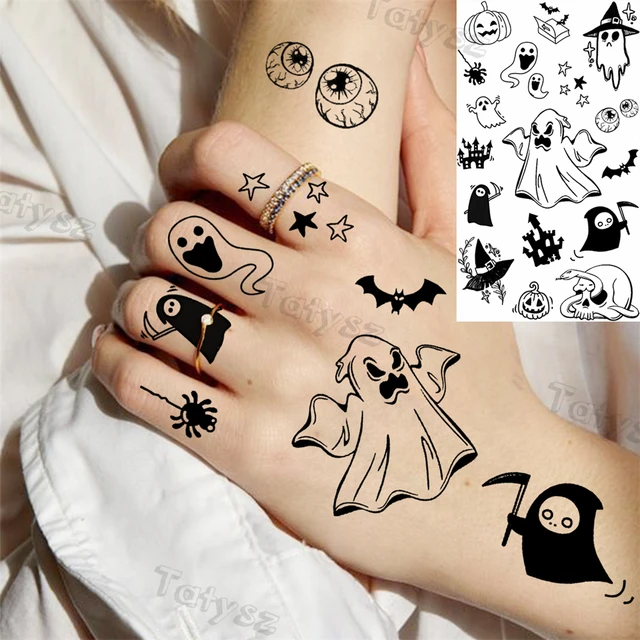 35 Cute Halloween Tattoo Design for 2023