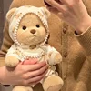 30cm Clothes For Plush Dolls Kawaii Plush Bear Clothing Soft Bear White Brown Comfortable Cute Anime Decor Appease Toy Girl Kids 1