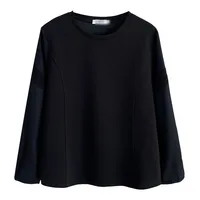 Plus Size Women's Sweatshirt Autumn New Fashion Lace Patchwork Long Sleeved Tops Casual Hoodie 306