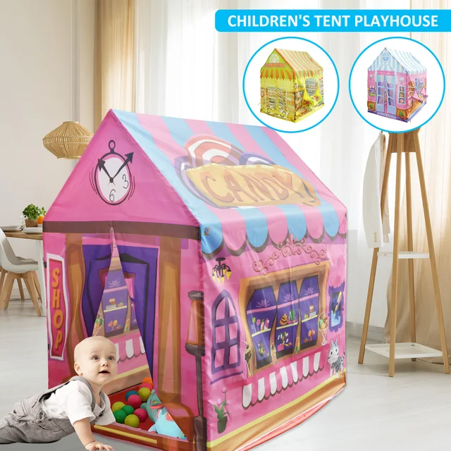 Tent For Candy Playhouse Boys Girls Indoor Outdoor Toy