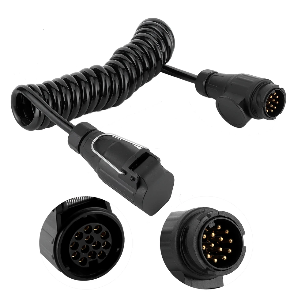 13Pin Naar 13Pin Adapter Kabel Trailer Plug Verlengveer Koord voor Auto Caravan RV