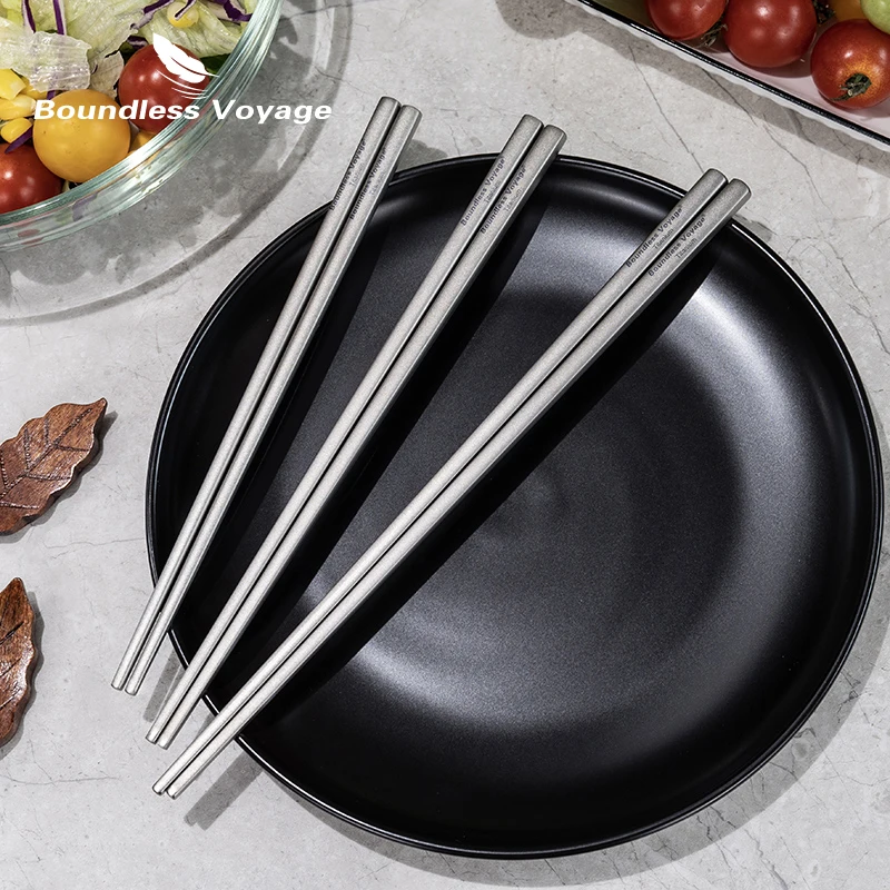 Titanium Camping Chopsticks 4