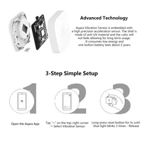 Aqara Smart Vibration Sensor ZigBee Motion Shock Sensor Detection Alarm Monitor Built In Gyro For Alexa Mijia Homekit Smart home - Image 5