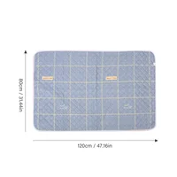 Breathable Pee Pad Reusable Older Adult Diapers Adults Nappy Washable Diaper Pad 80x120CM Bed Wetting Mattress Adult Bed Soakers 2