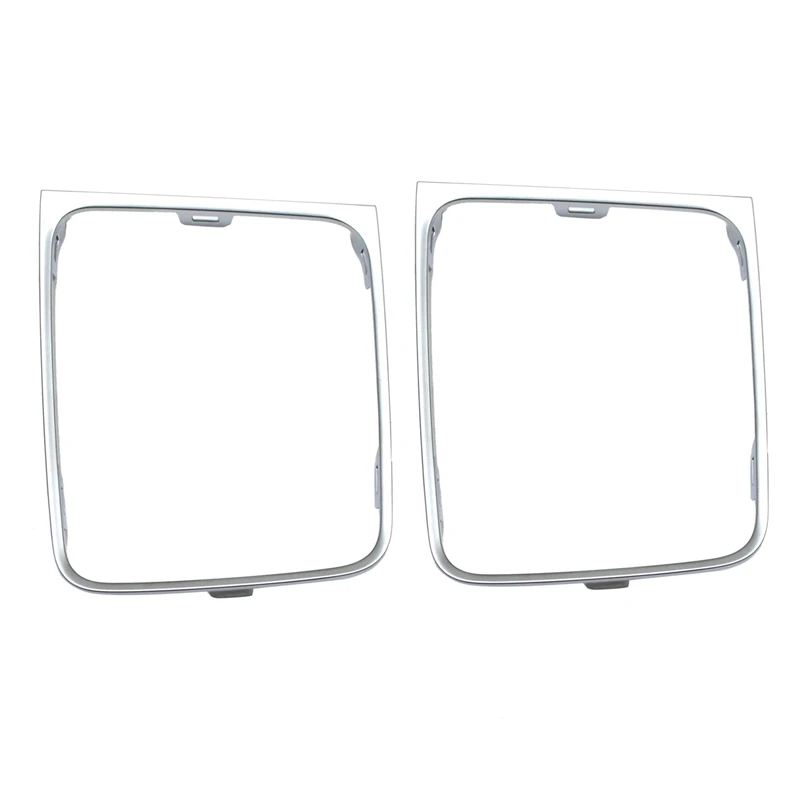 2X Car Dsg Gear Frame Bracket Circle Gear Shift Knob Base Trim Circle For Golf 7 7.5 Golf R 2008-2013 5Gg713203A