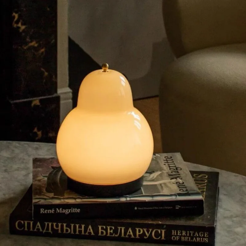 

Ночник, аккумуляторная сенсорная портативная атмосфера, настольная лампа для спальни, кабинета, гостиной, французской груши