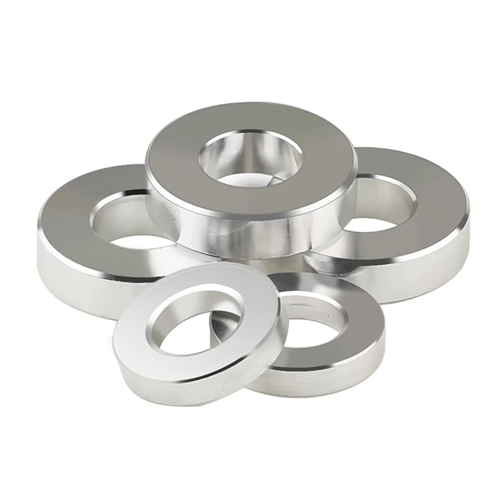 

20pcs Bore 3.1 3.2 3.5mm Aluminium Alloy Flat Washer Round Hollow No Thread Standoff Spacer Aluminium Bushing Gasket Sleeve