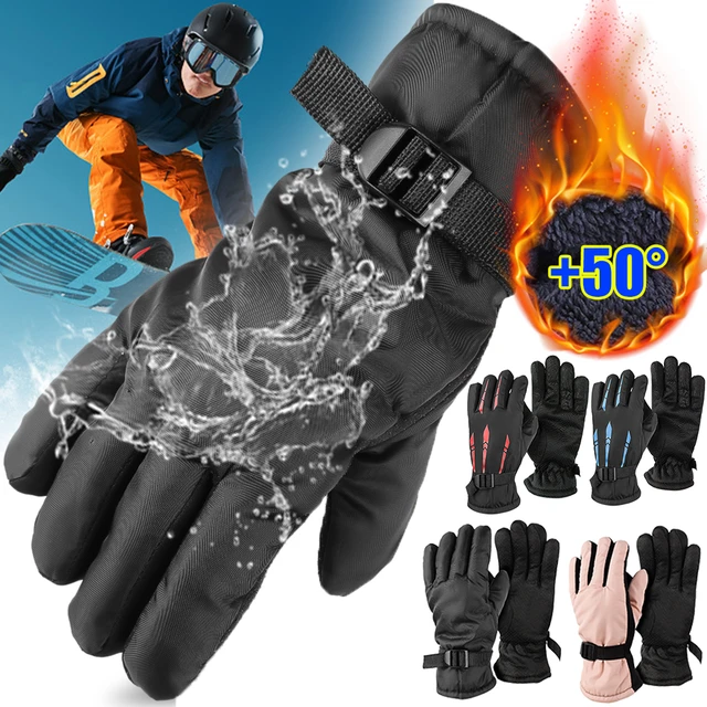 Thicken Winter Cycling Sport Gloves Men Outdoor Waterproof Skiing Riding  Motorcycle Warm Mitten Non-slip Gloves Thermal Gloves - AliExpress