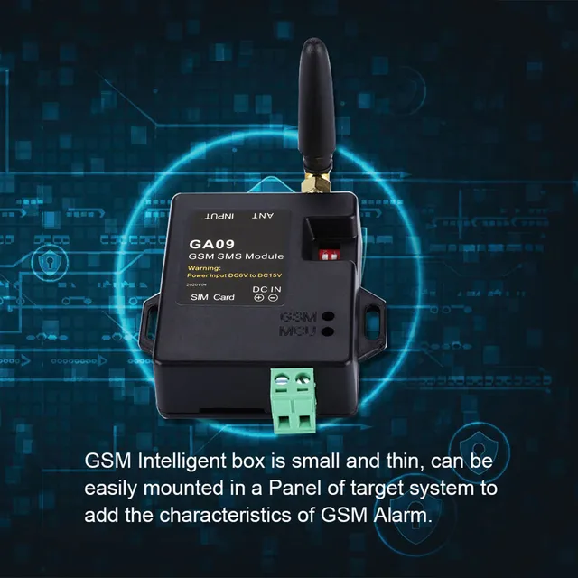 Mini 8 CH Home Security GSM Alarm System with Intelligent Design and Wireless SMS Alarm Call 3