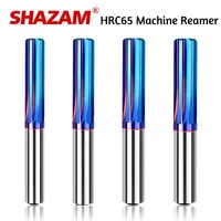 SHAZAM 3.0mm-20.0mm Tungsten Steel Machine Reamer HRC65 Carbide Blue Nano Coating Straight Shank H7 High-Precision Reamer Tools 1