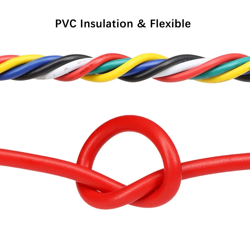 Versatile Tinned Copper LED Cable with PVC Insulation - Solid & Stranded Core