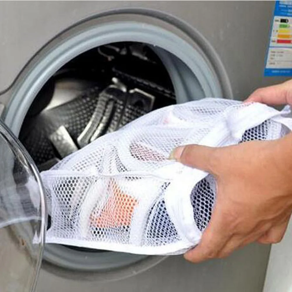 Portable Foldable Mesh Sneaker Tennis Shoes Laundry Washing Bag Dry Bag Shoe Wash Bag Laundry Bags Home Storage ganization 5