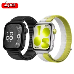2 - Pack Breathable Sport Nylon Loop Strap Bracelet for Fit 5 pro 4 3 (3)