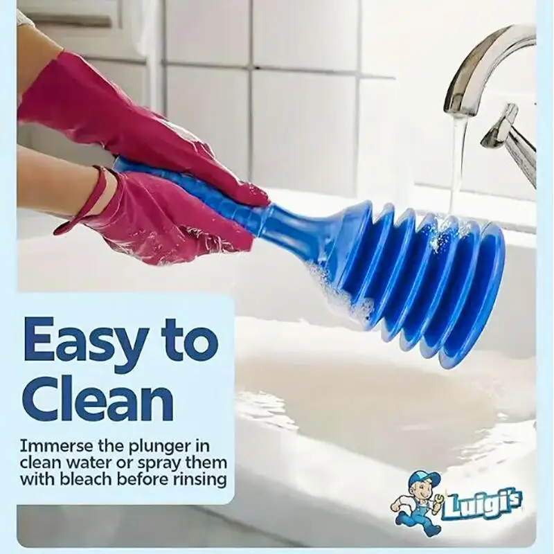 Toilet Plungers Press Pipeline Dredge Suction Cup Cleaning Sink Drain Pipe Tool Sink Pipe Strong Dredger Tools Accessories