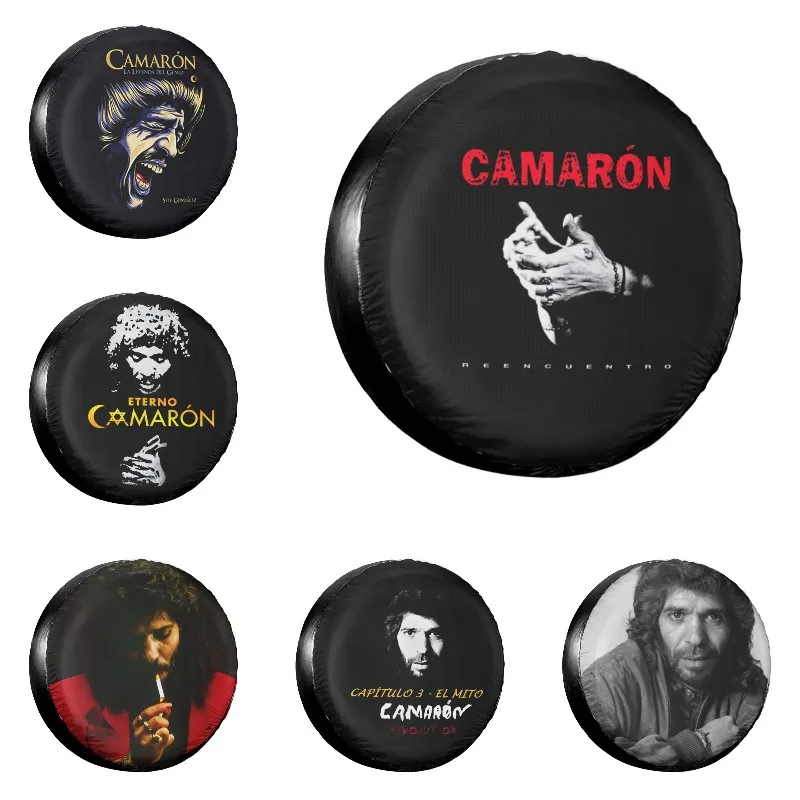 Camaron De La Isla Spare Tire Cover Case Bag Pouch For Mitsubishi Flamenco Singer Island Shrimp Car Wheel Protectors Accessories