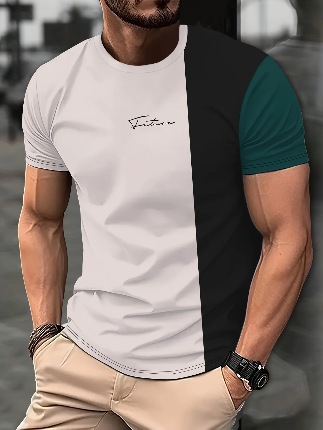 

Футболка мужская с надписью для фитнеса, модная уличная тенниска с коротким рукавом, повседневный летний топ, хрупкая Свободная майка