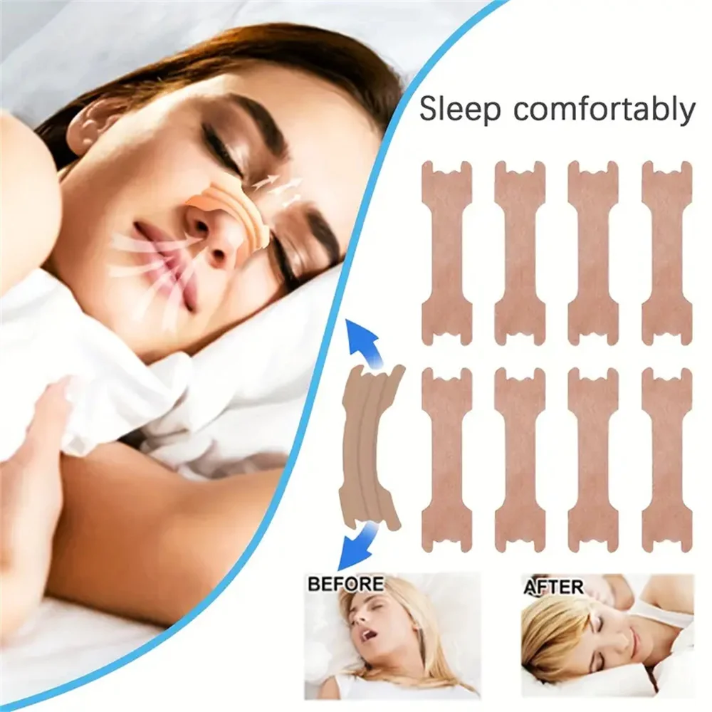 Snoring Nose Strips 20-100pcs Anti-Snoring Comfort Sleep Aid Physical Airway Expansion