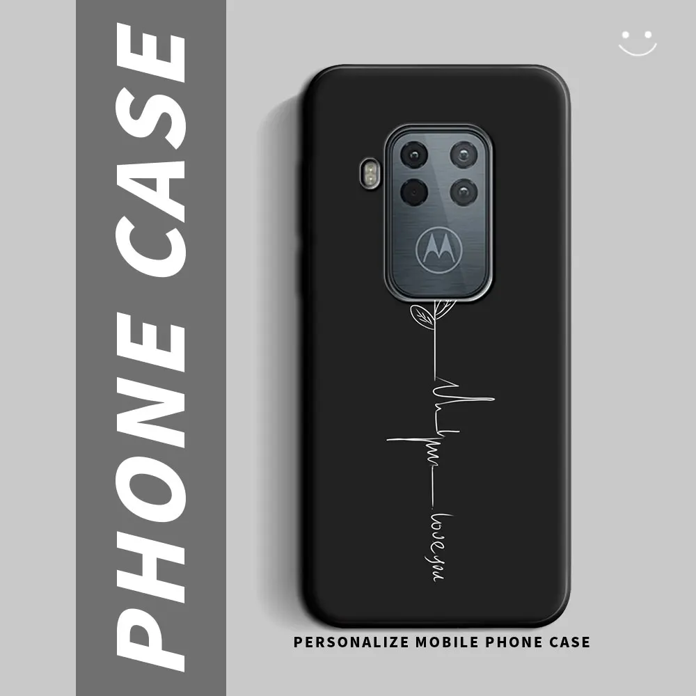 Shockproof Silicone TPU Phone Case - Durable Back Cover for Motorola Moto One Series
